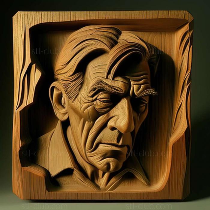 3D model Harry Weisburd American artist (STL)